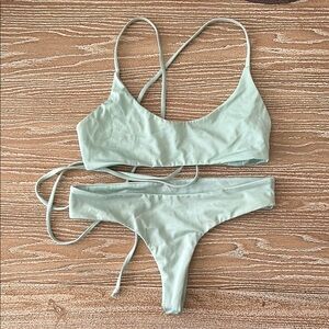 Mint Green Bikini Set